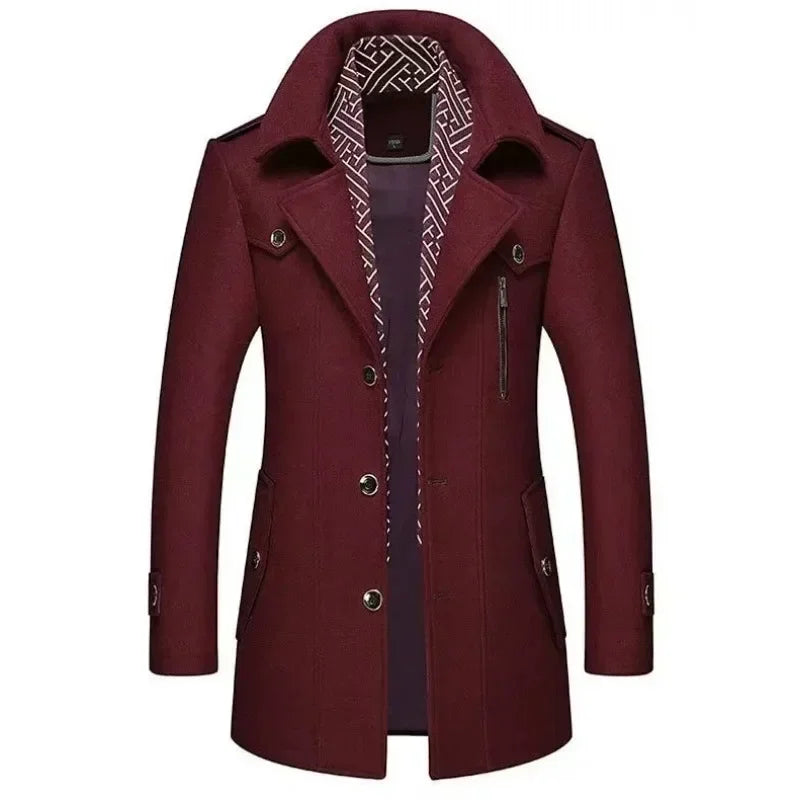 Herren Wintermantel Klassisch Modern – Eleganter Freizeit- und Business-Look