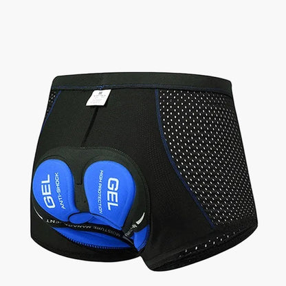 Herren Fahrradhose mit 5D-Gel-Polster – Atmungsaktive, stoßdämpfende Radunterhose für Mountainbike, Rennrad & Pendler