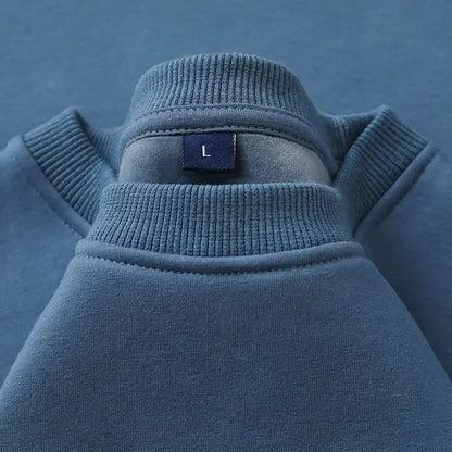 Unisex Langarm Sweatshirt Rundhals mit weichem Innenfutter