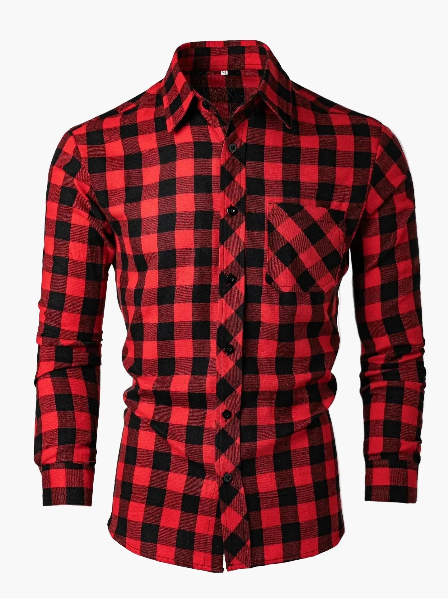 Herren Flanellhemd Kariert – Modisches Freizeithemd Slim Fit – Lässig & Vielseitig für Alltag und Outdoor
