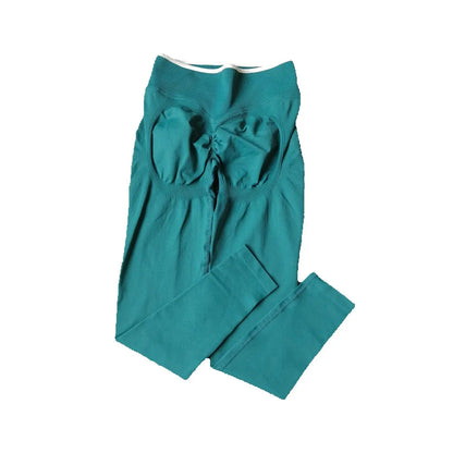 Damen Sport Leggings mit Hoher Taille, Scrunch Butt & Shaping-Effekt