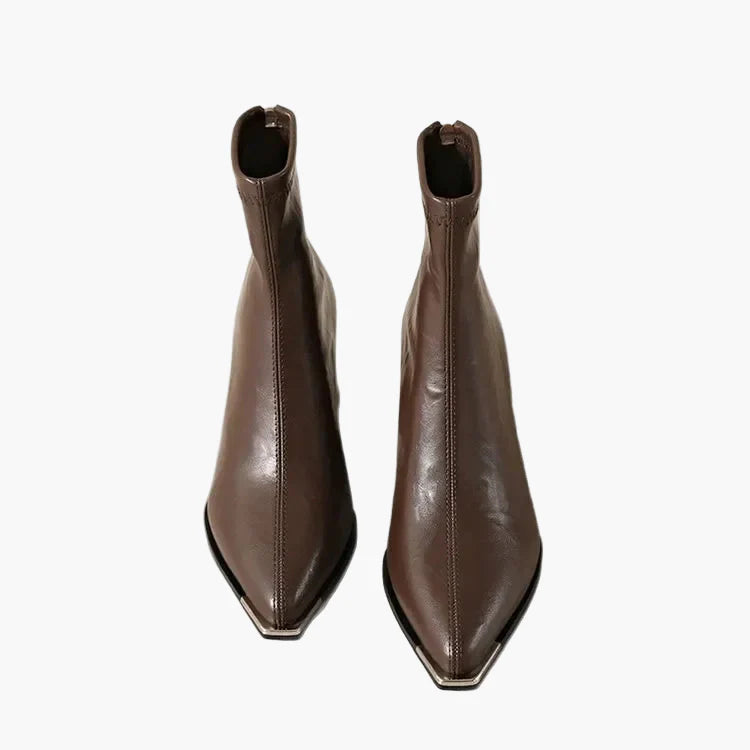 Damen Stiefeletten mit Blockabsatz – Elegante Herbst- und Winterboots für Alltag und Büro
