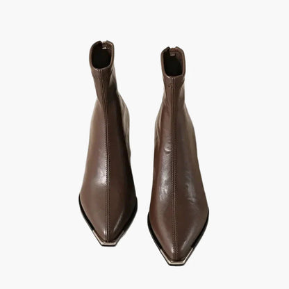 Damen Stiefeletten mit Blockabsatz – Elegante Herbst- und Winterboots für Alltag und Büro