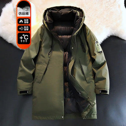 Winterparka mit Kapuze und Reißverschluss Herren