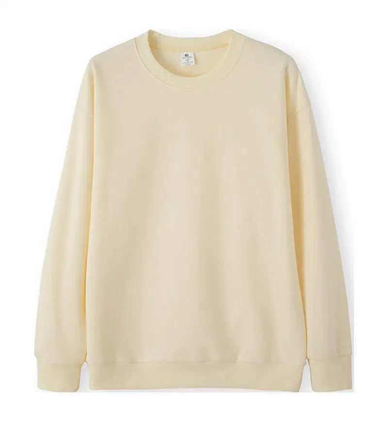 Unisex Langarm Sweatshirt Basic Rundhals in verschiedenen Farben