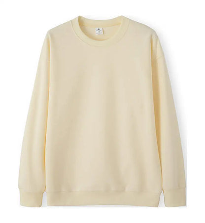 Unisex Langarm Sweatshirt Basic Rundhals in verschiedenen Farben