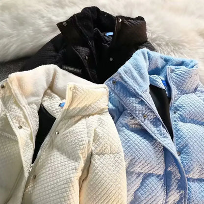 Damen & Herren Steppjacke mit Stehkragen – Modische Winterjacke für Paare, Alltag & Freizeit