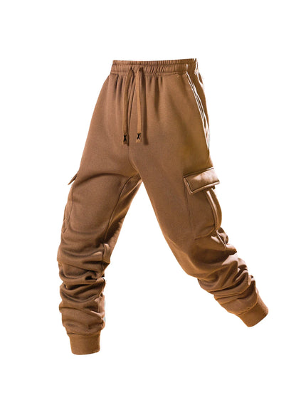 Unisex Cargo Jogginghose mit Taschen und Kordelzug