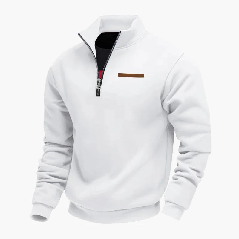 Herren Halbzip-Fleece Pullover – Bequemer Casual-Style für Reisen und Alltag