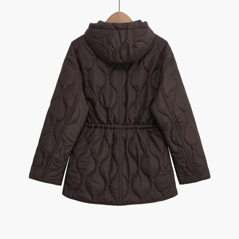Damen Steppjacke mit Kapuze – Modische Übergangsjacke für Herbst und Winter