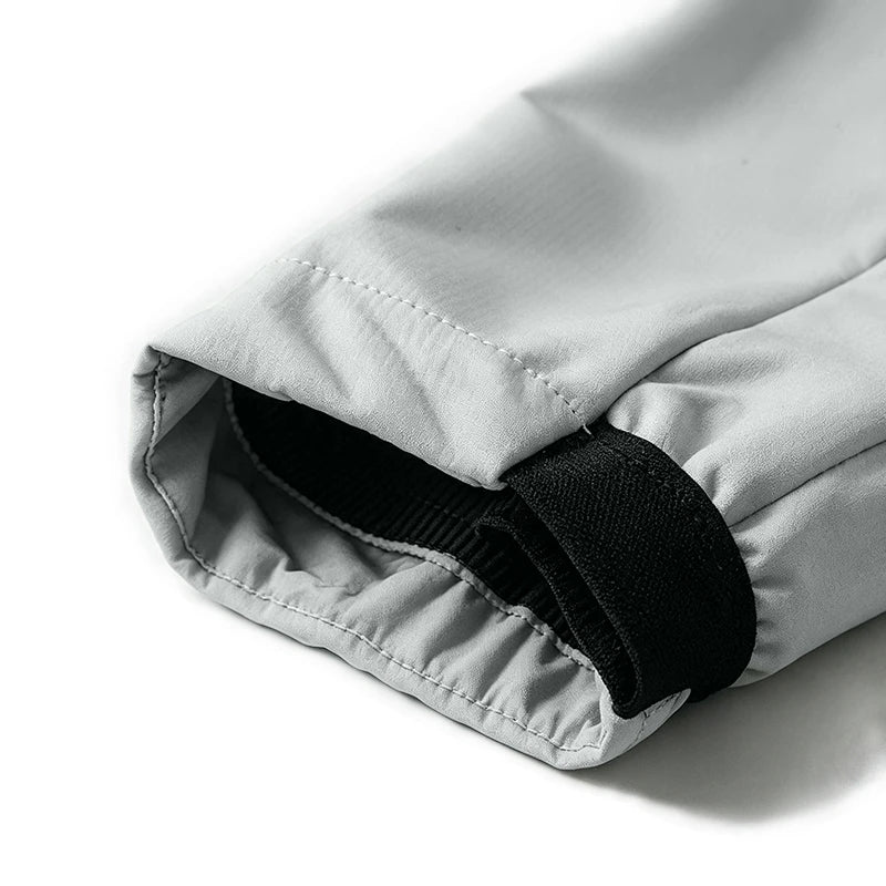 Unisex Outdoorjacke mit Kapuze winddicht wasserabweisend wärmend