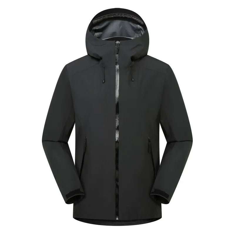Unisex Outdoorjacke mit Kapuze – Wetterfest