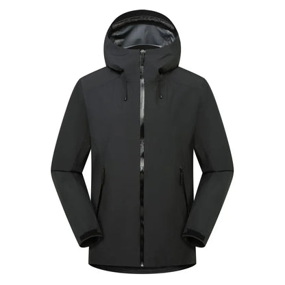 Unisex Outdoorjacke mit Kapuze – Wetterfest