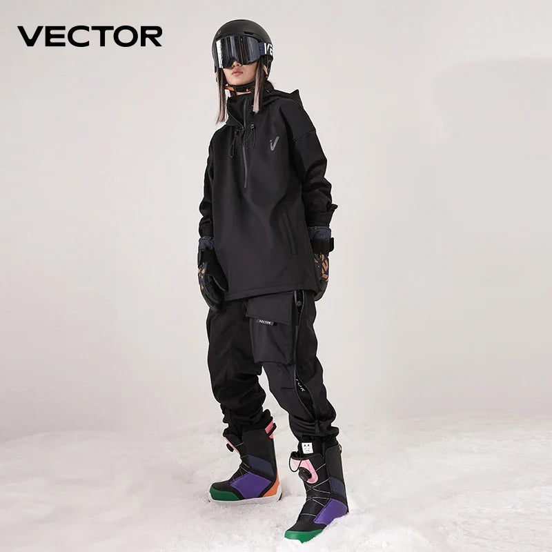 Unisex Ski Anorak Jacke & Hose Set - Wasserabweisend, Kapuze