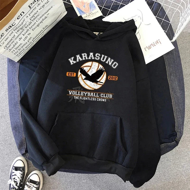 Unisex Kapuzenpullover mit Anime-Druck
