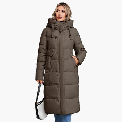 Damen Steppmantel mit Kapuze – Warmer Wintermantel für Alltag und Outdoor
