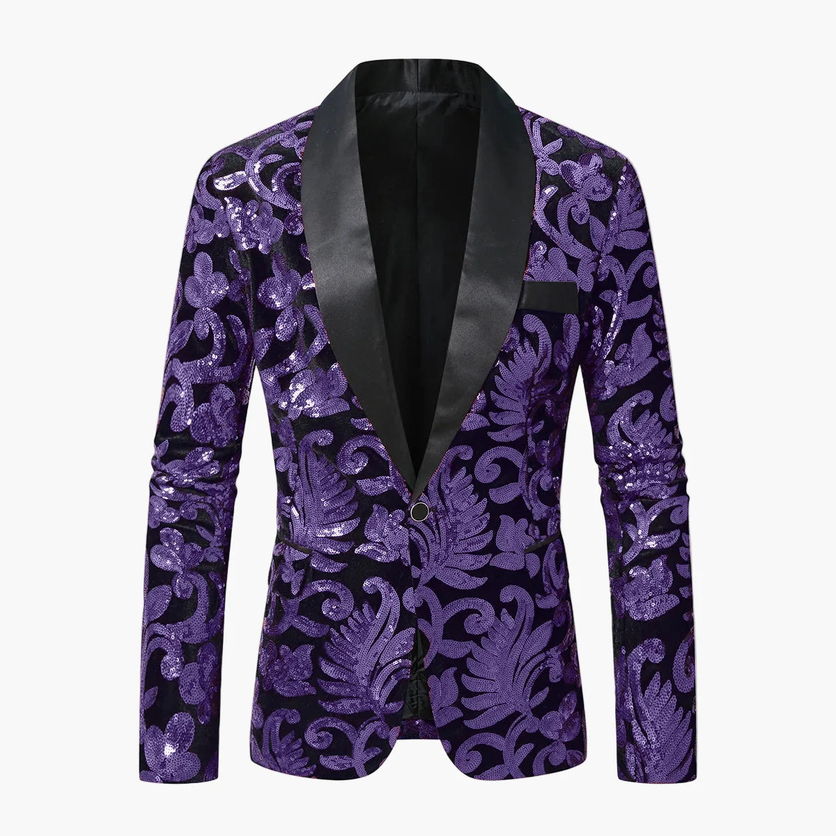 Herren Luxus Smoking Sakko für festliche Anlässe – Eleganter Party- und Bühnen-Blazer im modernen Design