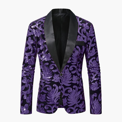 Herren Luxus Smoking Sakko für festliche Anlässe – Eleganter Party- und Bühnen-Blazer im modernen Design