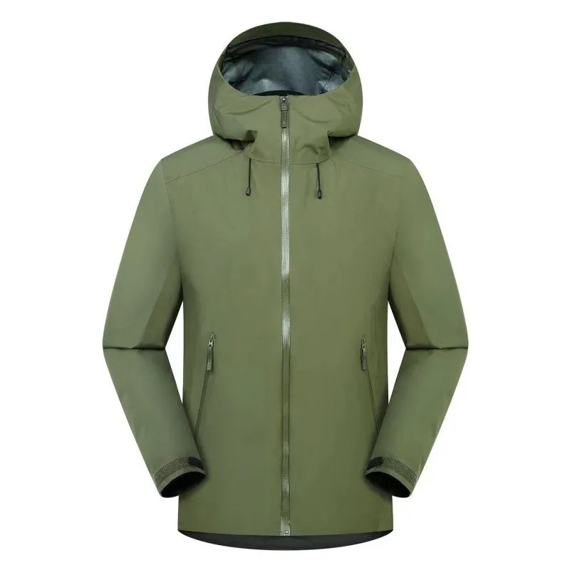 Unisex Outdoorjacke mit Kapuze – Wetterfest