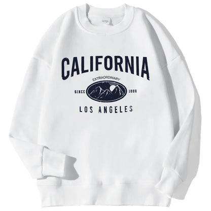 Unisex Sweatshirt Rundhalsausschnitt mit Motivdruck Langarm Oberteil Freizeit