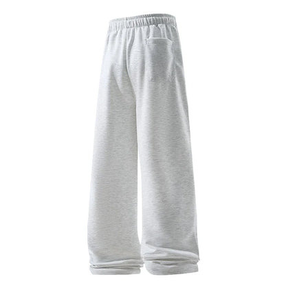 Unisex Jogginghose Weites Bein mit Kordelzug – Schwarz, Dunkelgrau, Hellgrau, Beige