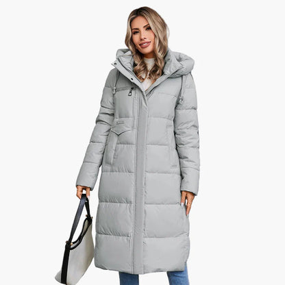 Damen Steppmantel mit Kapuze – Warmer Wintermantel für Alltag und Outdoor