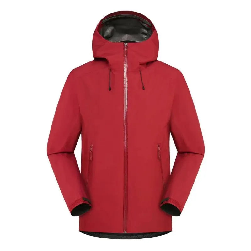 Unisex Outdoorjacke mit Kapuze – Wetterfest