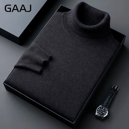 Rollkragenpullover für Herren, Feinstrick