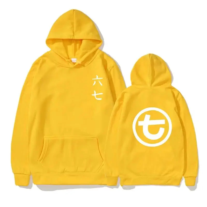 Unisex Kapuzenpullover mit Kängurutasche und Front-/Rückenprint