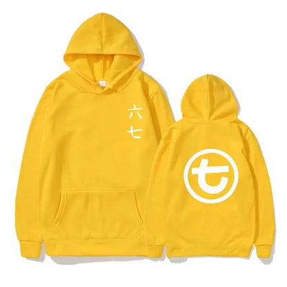 Unisex Kapuzenpullover mit Kängurutasche und Front-/Rückenprint