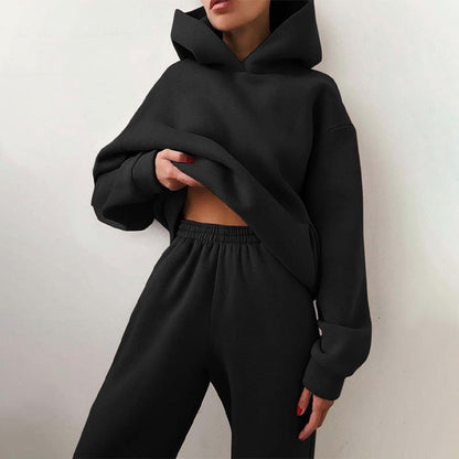 Damen Zweiteiliges Lounge- & Freizeitset mit Hoodie und Jogginghose