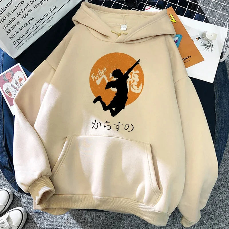 Unisex Kapuzenpullover mit Anime-Druck
