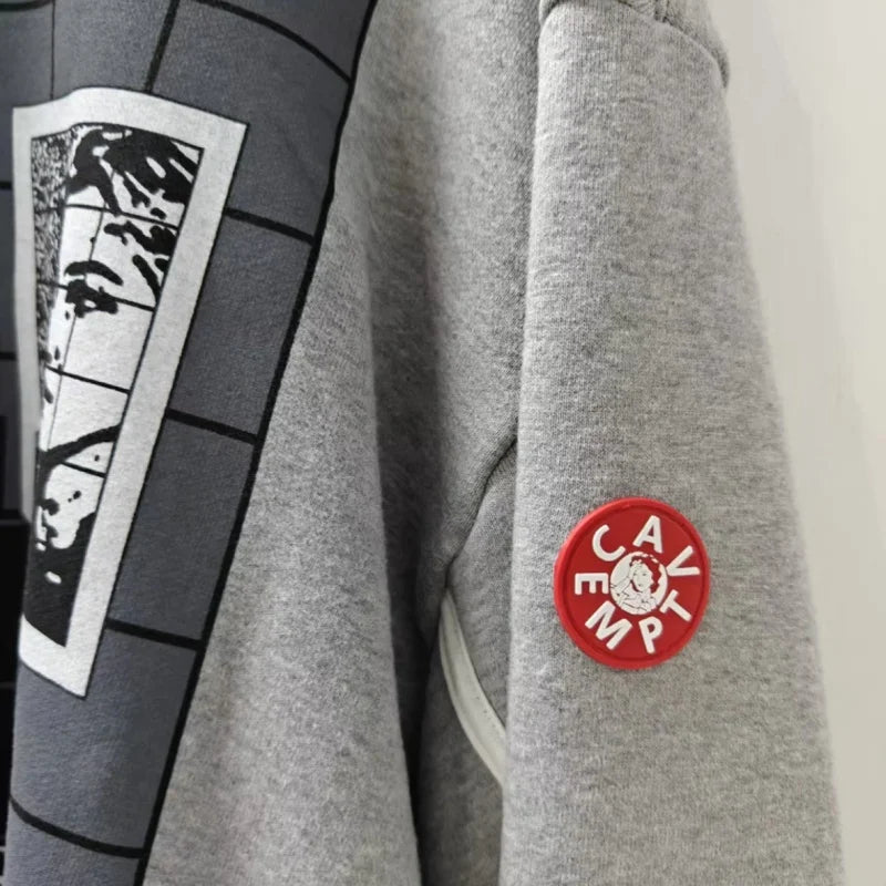 Unisex Langarm Sweatshirt Rundhalsausschnitt mit grafischem Aufdruck