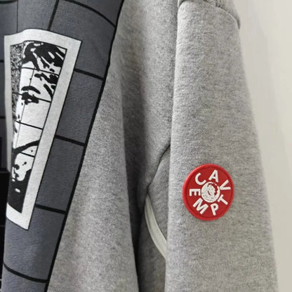 Unisex Langarm Sweatshirt Rundhalsausschnitt mit grafischem Aufdruck