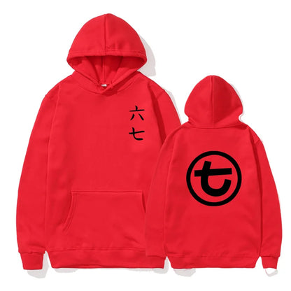 Unisex Kapuzenpullover mit Kängurutasche und Front-/Rückenprint