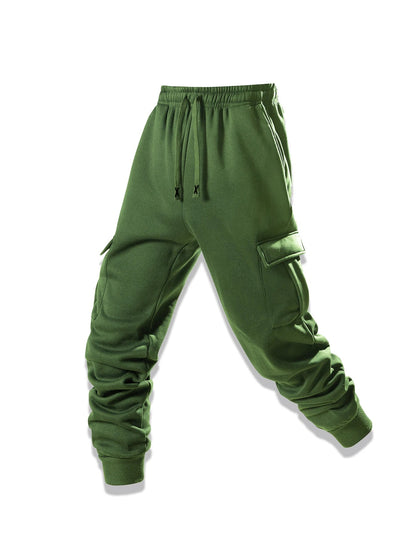 Unisex Cargo Jogginghose mit Taschen und Kordelzug