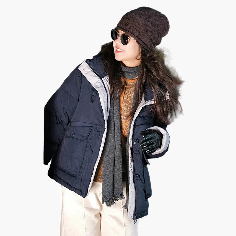 Damen Winter Daunenjacke – Modische Steppjacke für Alltag und Outdoor
