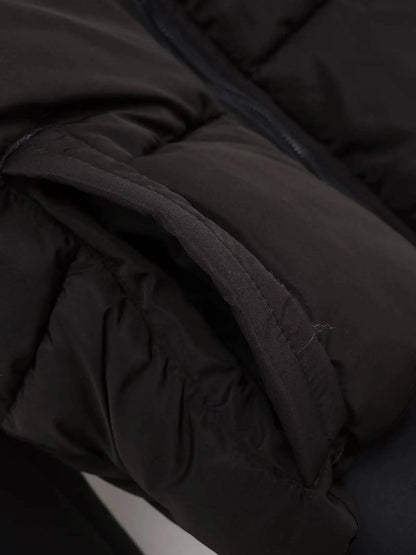 Kurze Steppjacke mit Kapuze für Damen