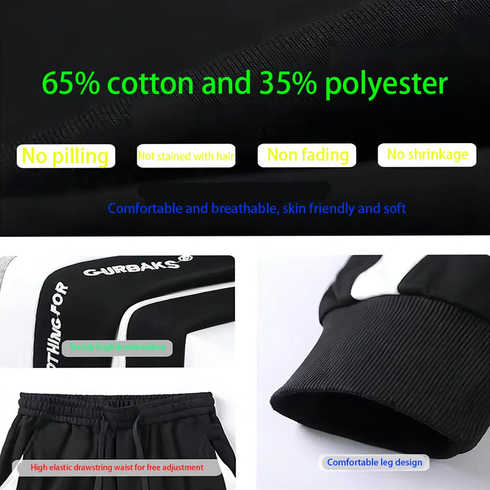 Herren Jogginghose Sweathose Sport Freizeit Hose mit Bündchen