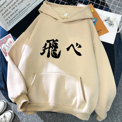Unisex Kapuzenpullover mit Anime-Druck