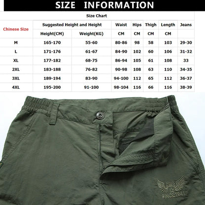 Herren Cargo Hose Grau mit Seitentaschen & elastischem Bund