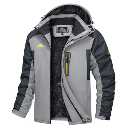 Jacke mit Kapuze und Reißverschluss
