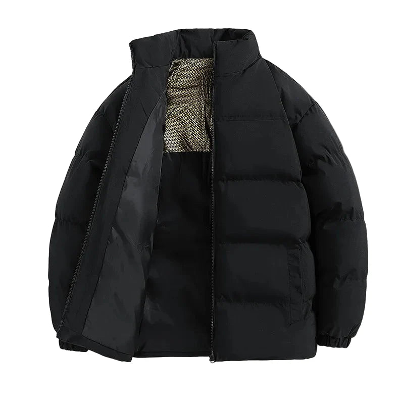 Herren Steppjacke Winter Warm Outdoor Streetwear – Trendige Pufferjacke für Alltag und Freizeit