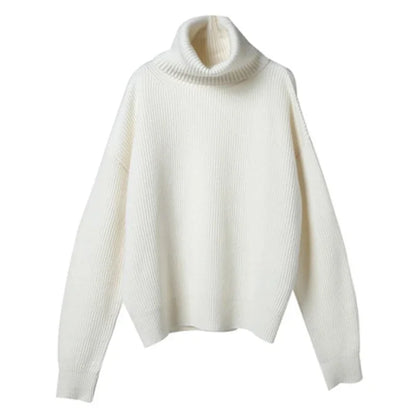 Damen Strickpullover mit Rollkragen – Modisch und Bequem für Alltag und Büro