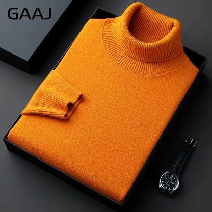 Rollkragenpullover für Herren, Feinstrick