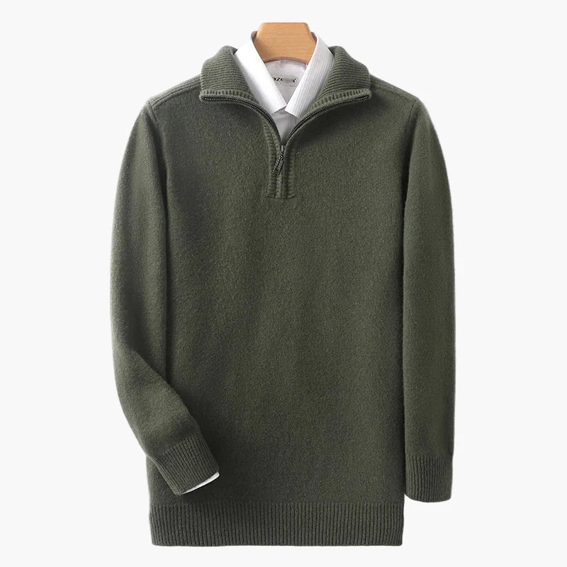 Herren Halbzip Strickpullover – Klassischer Komfort für Alltag und Freizeit
