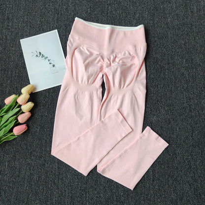 Damen Sport Leggings mit Hoher Taille, Scrunch Butt & Shaping-Effekt