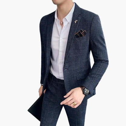 Herren Business Anzug Set – Moderner Slim Fit Anzug für Büro und besondere Anlässe