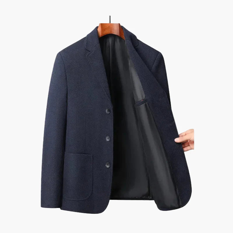Herren Klassischer Business Blazer – Eleganter Freizeit- und Büro-Look