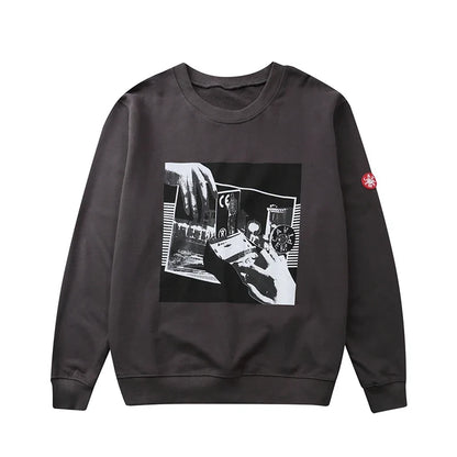 Unisex Sweatshirt mit Rundhalsausschnitt und Grafikprint